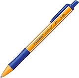STABILO Kugelschreiber, einziehbar, blaue Tinte, 3 Stück