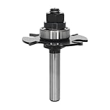 AKYLIN Nutfräser, Schaft 8 mm, Fräser für Holznut, 4 Schnittkanten,...