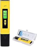 PH Messgerät, PH Meter mit LCD Anzeige, PH Tester Tragbarer, für...