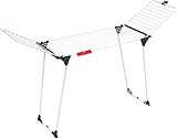 Vileda Magnum Flügelwäscheständer XXL, 24m Trockenleinenlänge, mobiler...