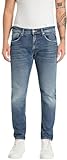 Replay Herren Jeans Willbi Regular-Fit Original, Blau (Medium Blue 009-1),...