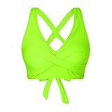 Damen Bikini Oberteil Große Brüste Push Up Bikini Top Gepolstert Swimsuit...
