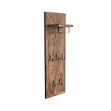 Woodkings® Garderobenpaneel Sydney Holz Wandgarderobe massiv, rustikal,...