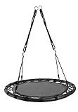 ISO TRADE Tellerschaukel 100 cm Nestschaukel für Kinder und Erwachsene...