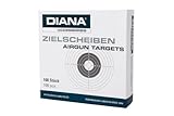 DIANA Zielscheiben 14x14 100er Pack Zielscheibe Luftgewehr Luftpistole...