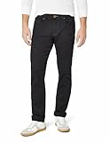camel active Herren Relaxed Fit 5-Pocket Jeans Schwarz, menswear-34/32