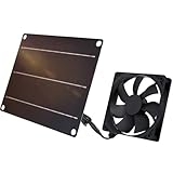 DEWIN Solar Ventilator, 6W 6V Solarpanel Lüfter Set Solarbetriebenes...
