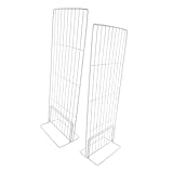 NIYANGLE 2 Sätze Gefrierschrank Metall Regalteiler aus Eisen Draht mit...