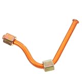 HONMEET Luftkompressor Abluftrohr aus Aluminium Langlebiger...