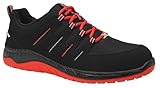 ELTEN Sicherheitsschuhe Maddox Black-red Low ESD S3S, Damen und Herren,...