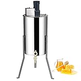 VEVOR Elektrischer Honigschleuder, 2/4 Rahmen, Honigtrennzentrifuge 140 W,...
