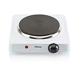 Tristar KP-6185 Single Cooking Plate - 1000 W - Adjustable Thermostat -...