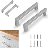 flintronic 2 Stück Möbelgriffe, Küchengriffe Silber mit Lochabstand...
