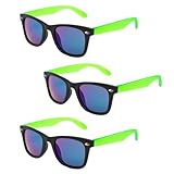 TUONYIS 3 Stück Kinder-Sonnenbrillen für Jungen, klassischer Stil,...