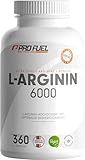 L-Arginin 360 Kapseln vegan - mit 6000 mg hochwertigem L-Arginin aus...
