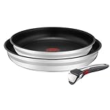 Jamie Oliver by Tefal Ingenio 3-teiliges Pfannenset abnehmbarer Griff,...