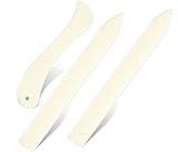 3pcs Papier Bonefolder Falzbein Knochen Ordner Papier Knochen Buchbinderei...