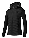 MoFiz Damen Fleecejacke Sweatjacke Hybridjacke Wanderjacke Atmungsaktiv...