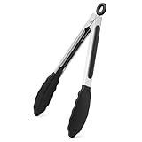 WISYOK 18cm Grillzange Hitzebeständige, Küchenzange, Zange Küche,...