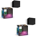 Philips Hue White and Color Ambiance Außenwandleuchte Resonate 2er Pack,...