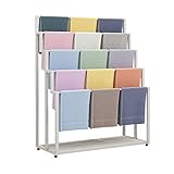 Mobiler Metall-Schal-Präsentationsständer mit Rollen, Bodenständer für...