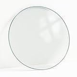 Runde Tischplatte Transparent Hartglas Glasplatte für Tisch 60 cm...