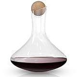 Intirilife Glas Karaffe mit 1.8 Liter für Rotwein - Dekantierkapazität...