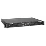 Vonyx VDA1000 PA Verstärker Endstufe 1000 Watt, mit 3-Band-Equalizer, 2...