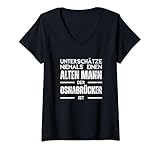 Damen Unterschätze niemals einen alten Mann der Osnabrücker ist T-Shirt...