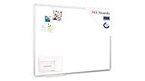 ALLboards Magnetisches Whiteboard 120x80cm Magnettafel mit Aluminiumrahmen...