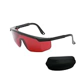 Okaywork Laser-Augenschutz Brille,uv schutzbrille Professionelle Rotlicht...