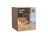 Winkee - Handgemachtes Goldfisch Glas | Kristall-Trinkglas | Dessertglas...