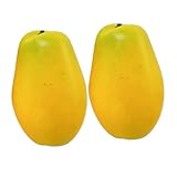 BESTOYARD 2stücke Faux Papayas Anzeige Requisiten Küche Künstliche...