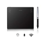 HUION-Grafik-Zeichentablett HS64 8192 ist EIN druckfähiges, batteriefreies...