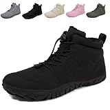 Fadezar Barfußschuhe Herren Gefüttert Winterschuhe Damen Wasserdicht...