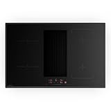 Klarstein Velaire Induktionskochfeld mit Dunstabzug - 80cm, 4 Zonen, 8400W...