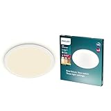 Philips LED SceneSwitch Deckenleuchte (18 W), LED Deckenleuchte mit 3...