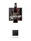 Köstritzer Schwarzbier 20 x 0,5 Liter + Schiefer Glasuntersetzer eckig ca....