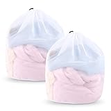 2 Stück Wäschesack, 30 x 40 cm Mesh Wäschebeutel für Waschmaschine...