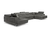 COMFORTINO FURNITURE Ecksofa mit Schlaffunktion Big PASTI U-Form, Sofa...
