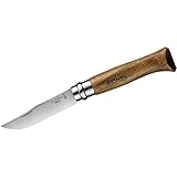 Opinel 2022 INOX Messer Erwachsene Walnuss, N° 8