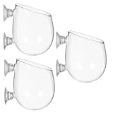 OFFSCH 3 Stück Aquarium Pflanzenhalter mit Saugnapf Transparente...