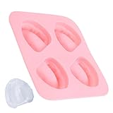 Eiswürfelform | Silikon-Gefrierschrank-Eisblock-Form, Zahnform, 4 Mulden,...