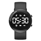 Focwony Digitale Fitness-Tracker-Uhr für Kinder, wasserdichte Armbanduhr...