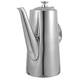 MOLUCKFU Edelstahl Teekanne 20L mit Langem Ausguss Kältebeständig und...