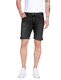 Replay Herren Jeans Shorts RBJ 901 Tapered-Fit mit Comfort Stretch, Dark...