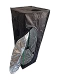 Pflanzenzelt 40x40x120 Gewächshaus Zuchtzelt Growroom Anbauzelt Grow Box