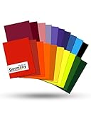 dakamilech Rainbow Wachsplatten - selbstklebende Verzierplatten -...