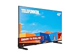 Telefunken 40DTFV725 2025 Smart TV Full HD HDR 1920 x 1080, 40 Zoll,...