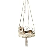 Eventerde Katzenschaukelbett, Katzenschaukel-Hängematte, Boho Makramee...